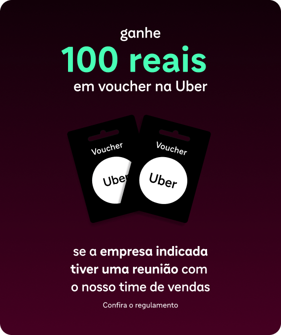 Ganhe 100 reais em voucher na Uber